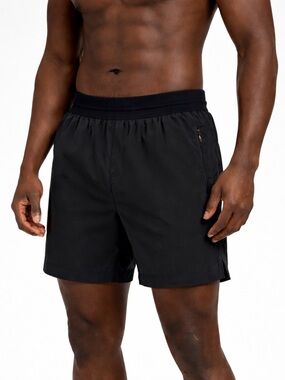 Rhone Black Lined Training Shorts Mens Medium Athletic Gym Running